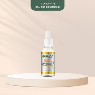 [Vàng] Tinh chất Garnier Bright Complete 30x Vitamin C Booster Serum 30ml