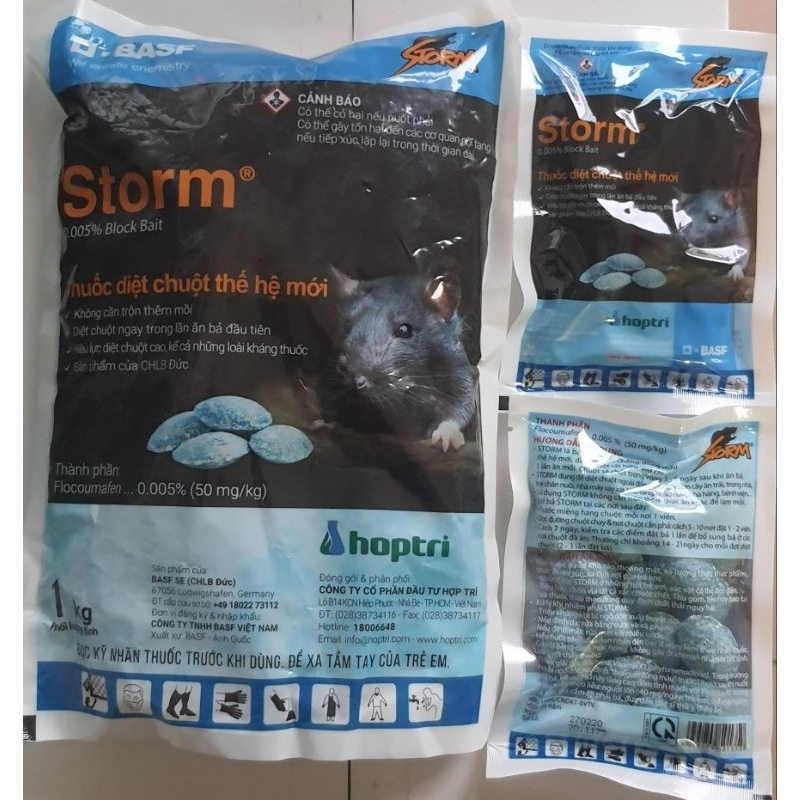 Thuốc diệt chuột STORM gói 20viên (Đức)
