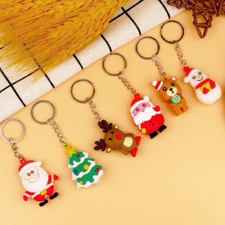 Móc Khóa Giáng Sinh/Noel PVC mềm