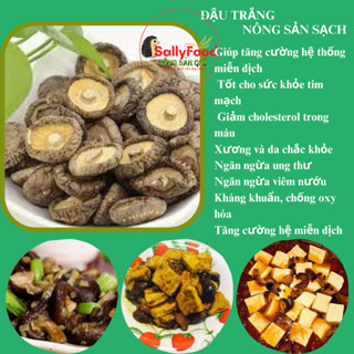 500g Nấm Hương Khô Hữu Cơ SallyFood Nấm Đông Cô Loại 1 To Sạch 4-6cm Dày Thơm Tự Nhiên Không Chất Bảo Quản Sỉ Nông Sản