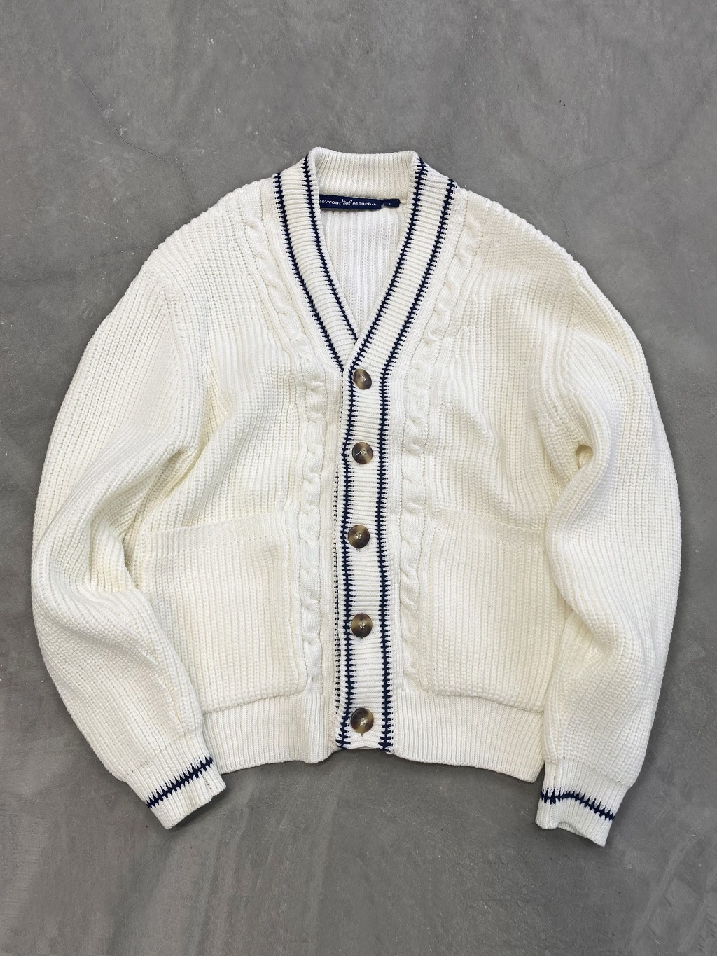 Áo Cardigan Organic cotton Robe-Knit - Local Brand RvR Hàng QC 2026