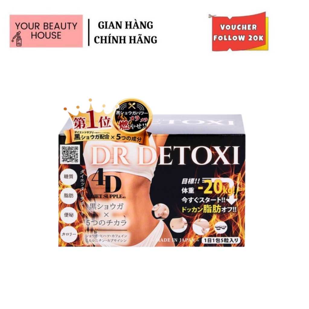 [DR DETOXI] GIẢM CÂN NHẬT BẢN 4D