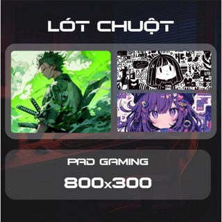 Thảm Lót Chuột Gaming Cỡ Lớn 80x30cm-2mm - Bề Mặt Speed, Bo Viền Chắc Chắn, Bảo Hành 12 Tháng - Hàng Nhập Khẩu