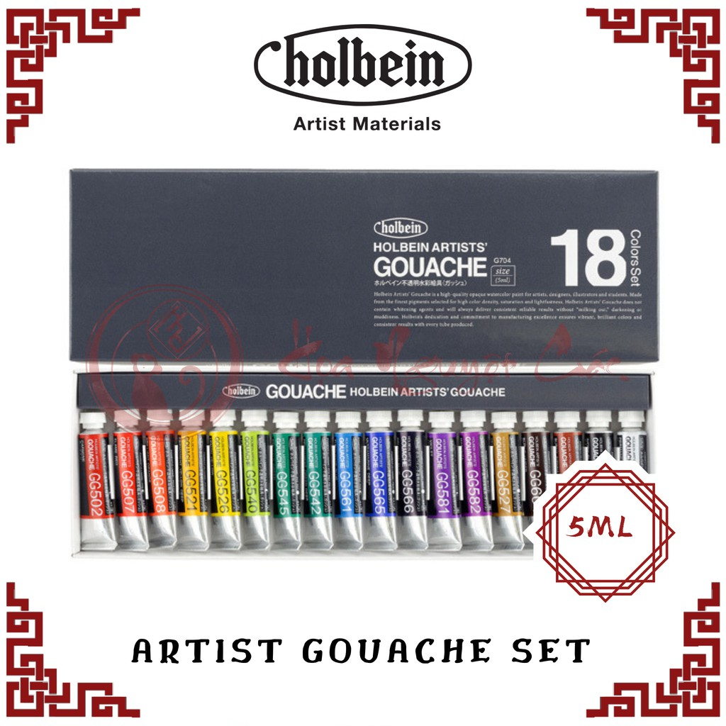 [Holbein] Màu Gouache