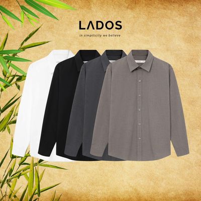 Áo Sơ Mi Bamboo Nam LADOS-18160 Vải Sợi Tre Mát Mịn Dòng Premium, Chống Nhăn, Dễ Phối Đồ, Phong Cách Công Sở Sang Trọng