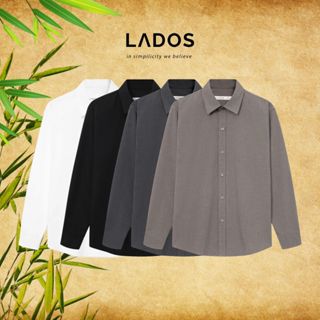  Áo Sơ Mi Bamboo Nam LADOS-18160 Vải Sợi Tre Mát Mịn Dòng Premium Chống Nhăn Dễ Phối Đồ Phong Cách Công Sở Sang Trọng 