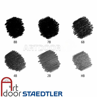 [ARTDOOR] Bút chì than STAEDTLER Lumograph Black thân Đen (cây lẻ)