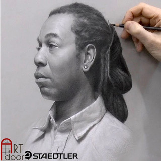 [ARTDOOR] Bút chì than STAEDTLER Lumograph Black thân Đen (cây lẻ)