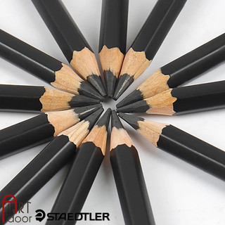 [ARTDOOR] Bút chì than STAEDTLER Lumograph Black thân Đen (cây lẻ)