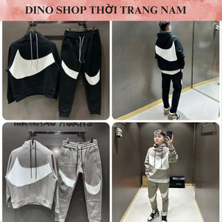 Bộ Nỉ Nam Nai Kì Thêu Logo To Siêu Đẹp - Bộ Nỉ Nai Kì Nỉ Bông Phối Mũ Thêu Logo Cao Cấp