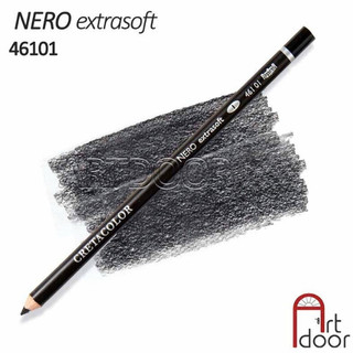 [ARTDOOR] Bút chì than Đen Mịn CRETACOLOR Nero (cây lẻ)