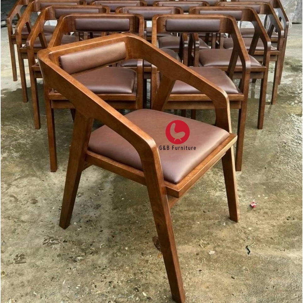 Ghế gỗ cafe Katakana