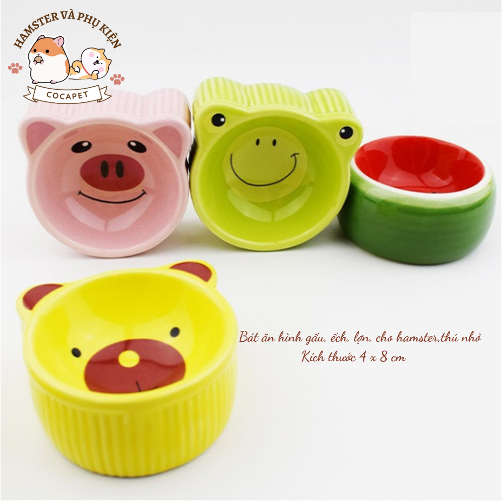 Bát ăn sứ cao cấp cho chuột hamster