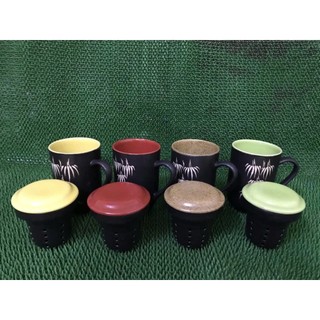 Bộ tách cốc lọc trà gốm Bát Tràng