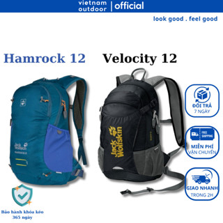 Balo Laptop - Balo phượt - Jack Wolfskin 12 L - Balo Du Lịch Cắm Trại Treking Leo Núi