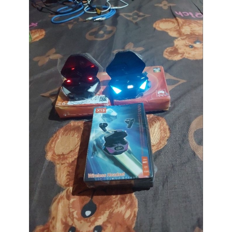 Xả Tồn Tay nghe Gaming X15 ,Tai Nghe Không Dây Bluetooth 5.3 Tai Nghe 65Ms Độ Trễ Thấp Tai Nghe  Esp