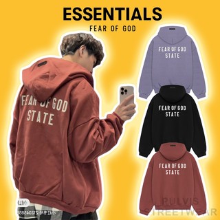   Hight Quality  - Áo Hoodie Zip FOG Fear of God ESSENTIALS Heavy Fleece Hoodie,Áo hoodie nỉ bôngFOG,Áo khoác nam 