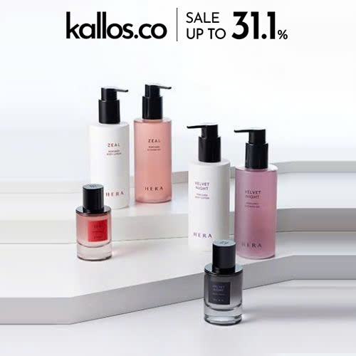 Sữa Tắm, Dưỡng Thể Hera Zeal Blooming, Velvet Night Perfumed Shower Gel, Body Lotion - Kallos Vietna