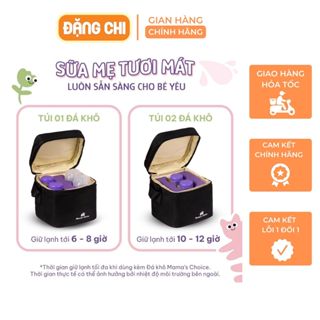 Túi Đá Khô Trữ Sữa Mama’s Choice, Bảo Quản Lạnh Sữa Mẹ Đến 14 Giờ, Giữ Nhiệt Bình Sữa, Đựng Đồ Ăn