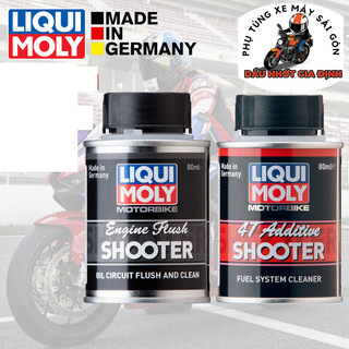 Combo súc động cơ, vệ sinh buồng đốt Liqui Moly 80ml - Nhập khẩu Đức