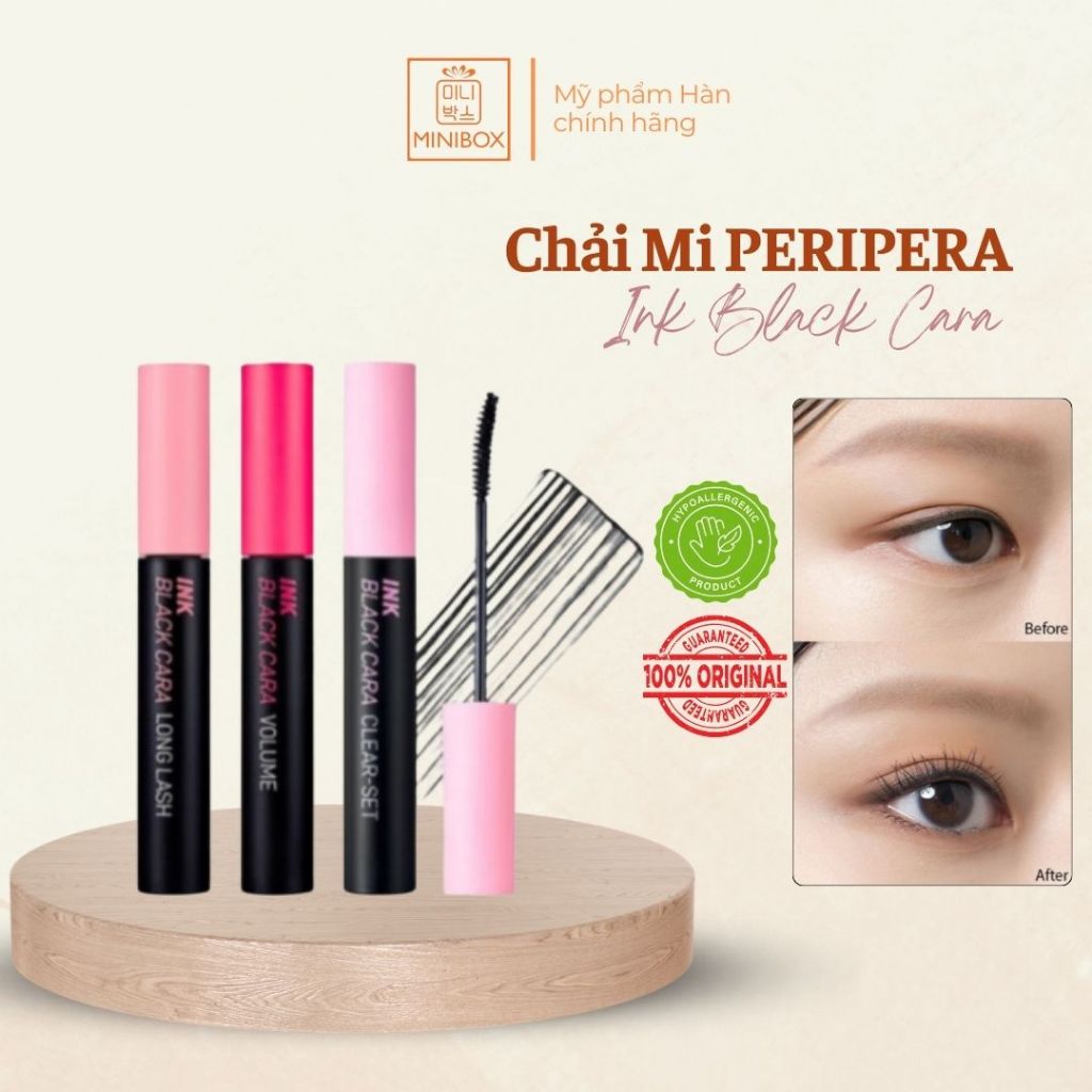 (BILL HÀN) Chải Mi PERIPERA Ink Black Cara 8g