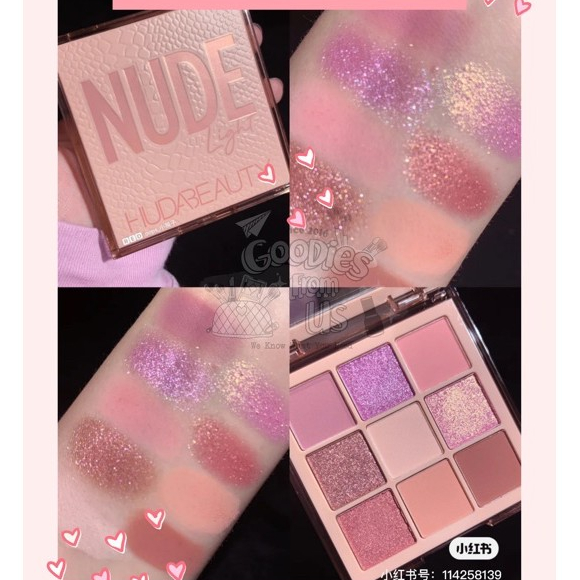 Bảng phấn mắt Hu da Obsession Nude Light SALE 50% !!
