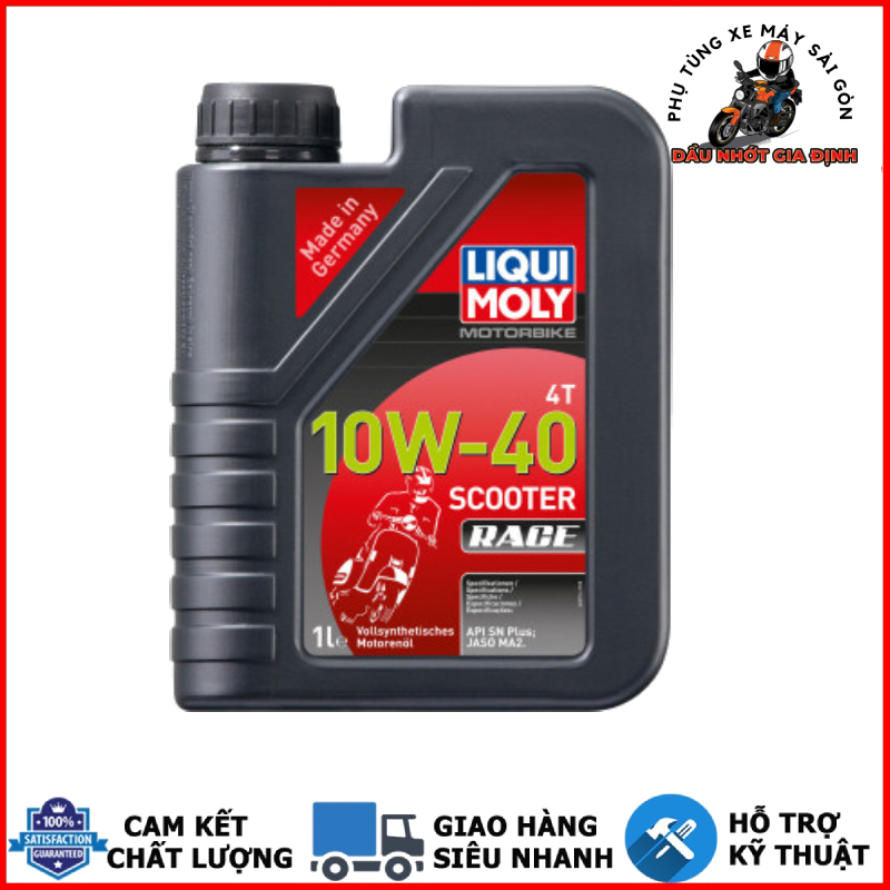 Nhớt xe ga Liqui Moly Scooter Race 10W40 1 Lít nhập khẩu Đức