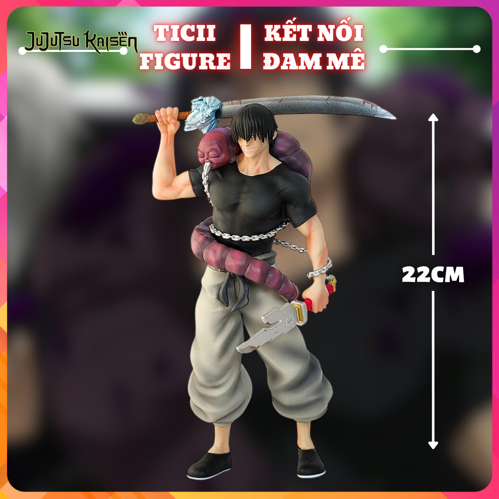 (Có sẵn) Mô hình Chú thuật Hồi Chiến - Toji Fushiguro cao 22cm cực nét - Figure Jujutsu Kaisen