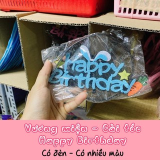 Cài tóc Happy birthday - Chụp hình sinh nhật siêu xinh