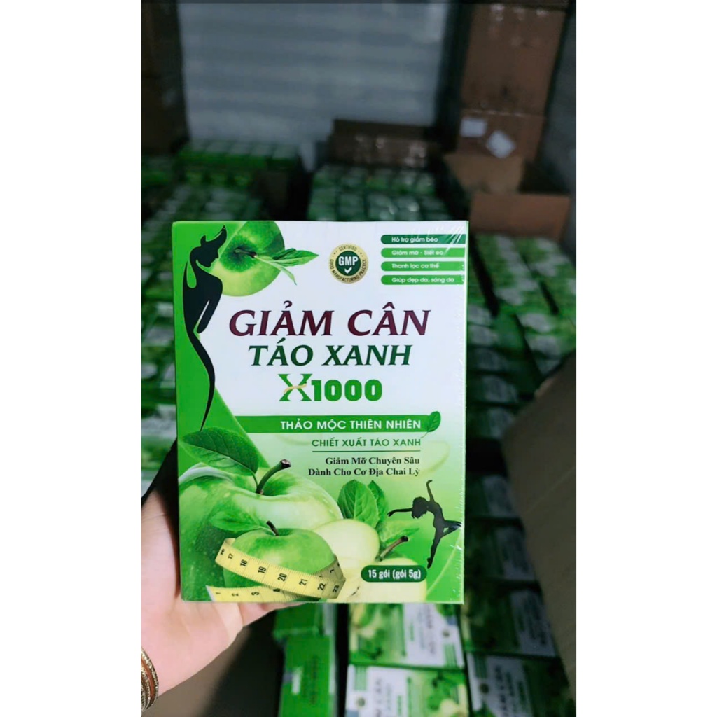 Giảm Cân Táo Xanh X1000