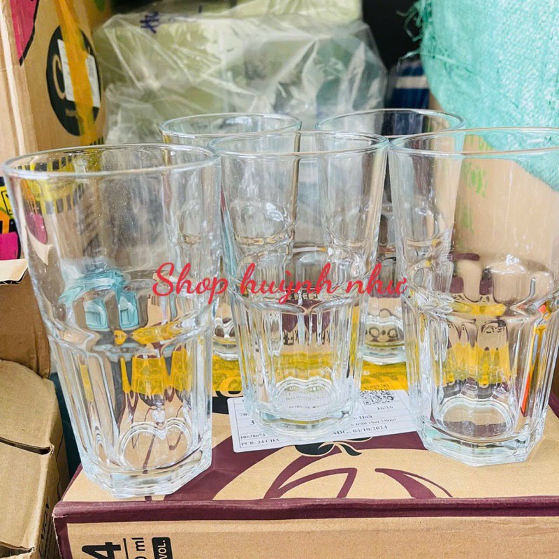 Sét 6 Cái ly UNION UG 390 420ml THÁI LAN trong suốt 420ml