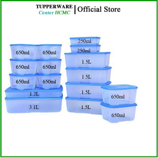Tupperware Lẻ hộp trữ đông các loại 250ml, 650ml, 1.2L, 1.5L, 2.3L, 3.1L