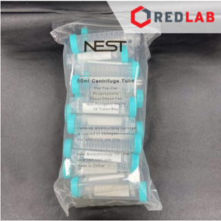 [Gói 25 cái tiệt trùng] Ống ly tâm nhựa 50ml chân tự đứng NEST 602072 nắp PE, không có RNase & DNase, pyrogenic, có VAT