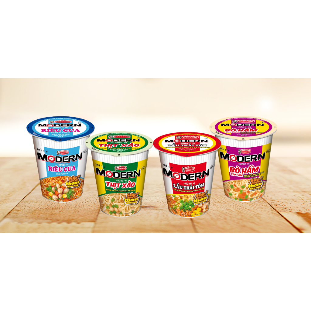 Mì Modern Ly 65g ( Thùng 24 Ly)