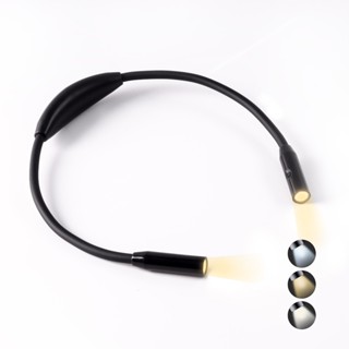 [NEW 2025] Đèn led đọc sách đeo cổ bảo vệ mắt ban đêm - tích điện 1000mAh - sạc type C - chỉnh 4 độ sáng, 3 nhiệt độ màu