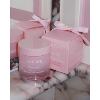 Mặt Nạ Ngủ LANEIGE Bouncy & Firm Sleeping Mask tăng cường collagen và làm săn chắc da (Mẫu mới 60ML)