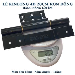 Bản lề 4D KINLONG ron thau dài 20cm (Lề xingfa hệ 55, LỀ 4D TỐT CỐT INOX)