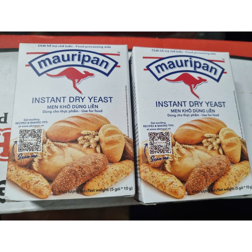 MEN KHÔ INSTANT DRY YEAST MAURIPAN 5 GÓI X 10G