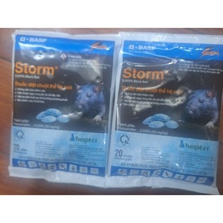 Combo 5 gói diệt Chuột Storm 20 viên