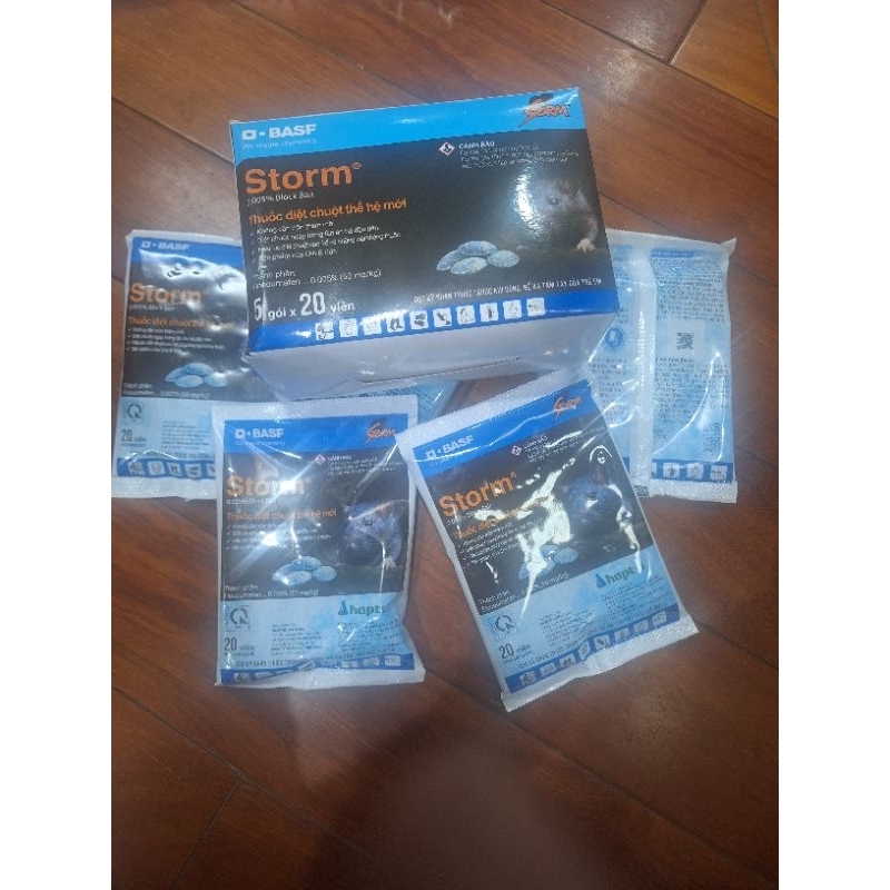 Combo 5 gói diệt Chuột Storm 20 viên