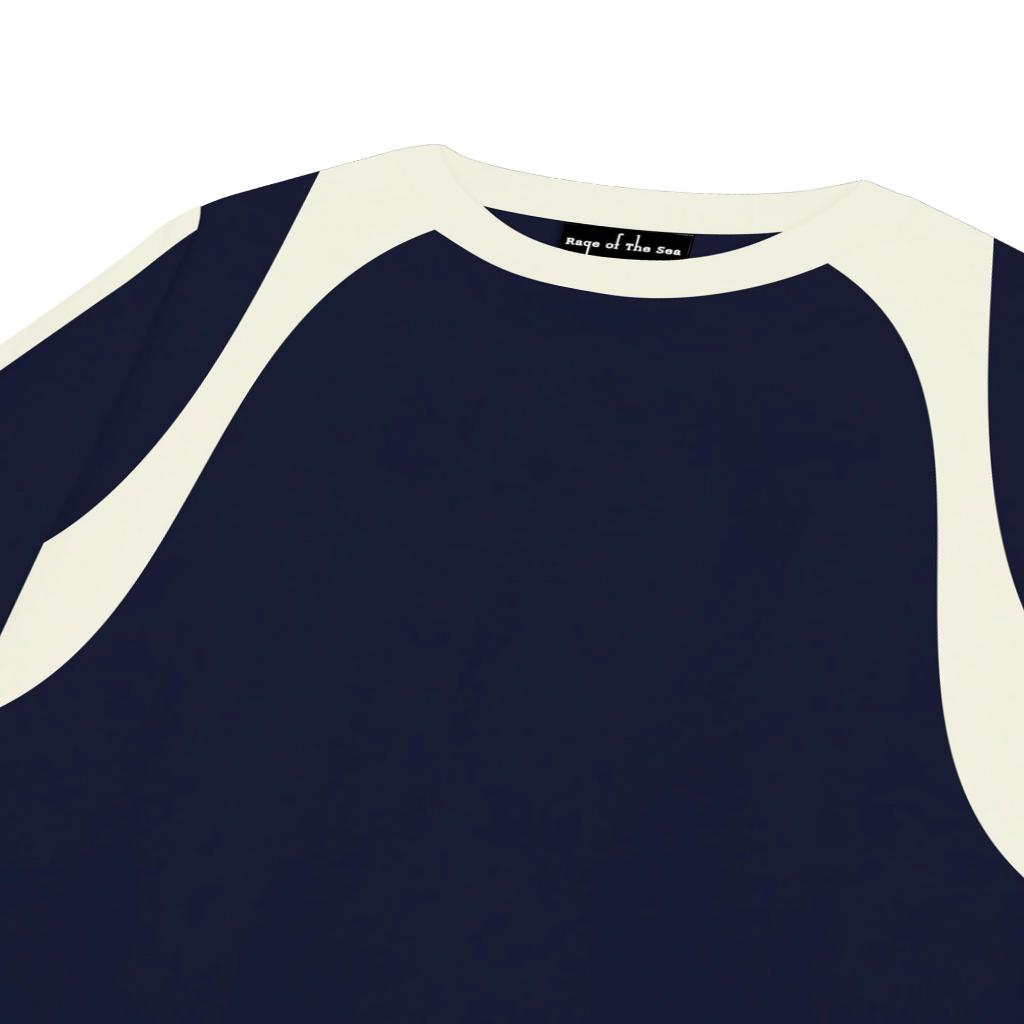 ÁO THUN/T-SHIRT CỔ TRÒN UNISEX NAM NỮ FORM ÂU RAGE OF THE SEA (ROTS STUDIO) "BEHIND THE LOGO" | BigBuy360 - bigbuy360.vn