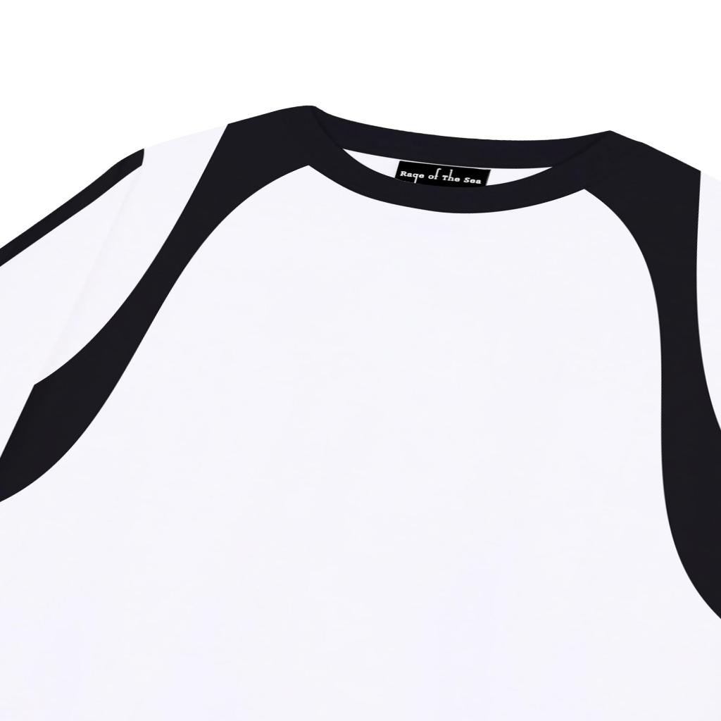 ÁO THUN/T-SHIRT CỔ TRÒN UNISEX NAM NỮ FORM ÂU RAGE OF THE SEA (ROTS STUDIO) "BEHIND THE LOGO" | BigBuy360 - bigbuy360.vn