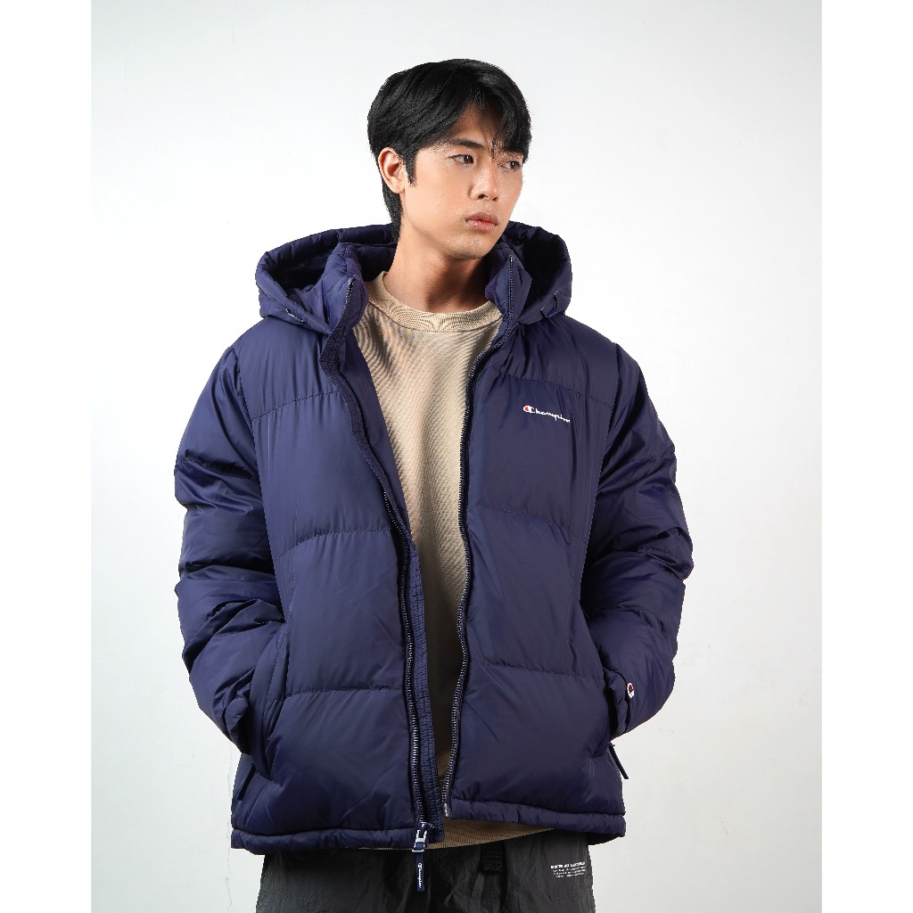 Áo khoác phao chính hãng Champ Heavyweight Puffer Jacket in Peacoat