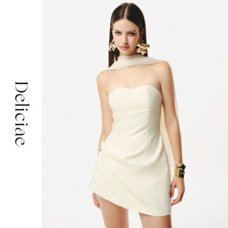 CLAIRE DRESS  - Đầm cúp ngực tà cánh dơi