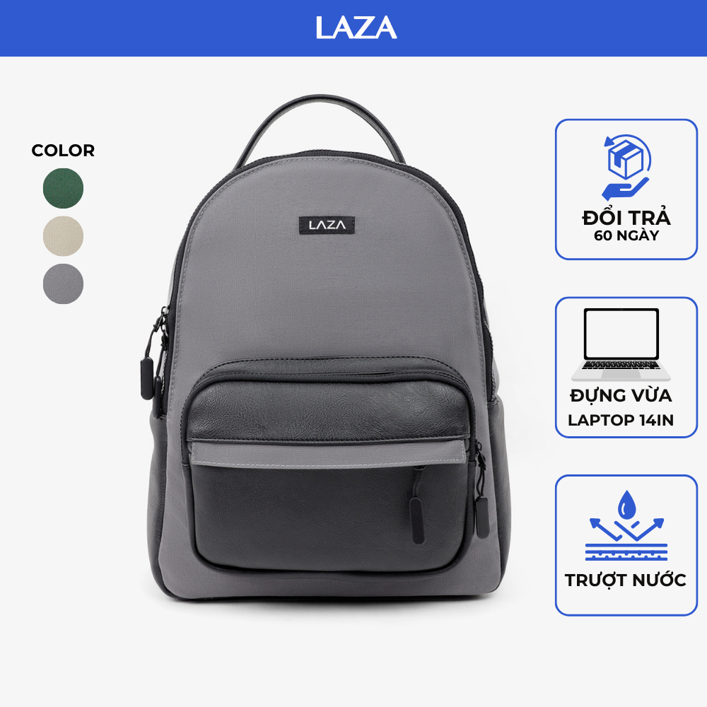 Balo laptop nam nữ LAZA Provence Backpack 541 - Chống thấm nước - Thương hiệu LAZA