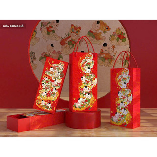 Set 5 Hộp Đựng Bánh Dứa,Cookie,đựng Yến sào (sỉ giá tốt)