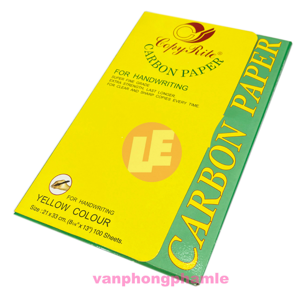 Giấy than vàng A4 (Xấp 100 Tờ)