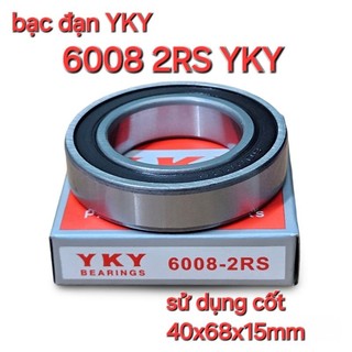 Bạc đạn 6008 2RS YKY (cốt 40x68x15mm)