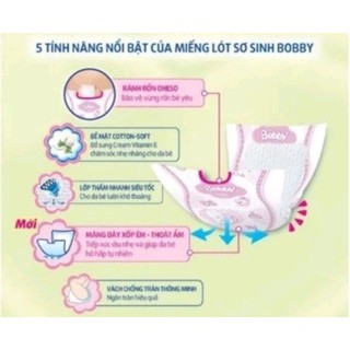 Miếng lót sơ sinh Bobby NB1-108/ NB2-60