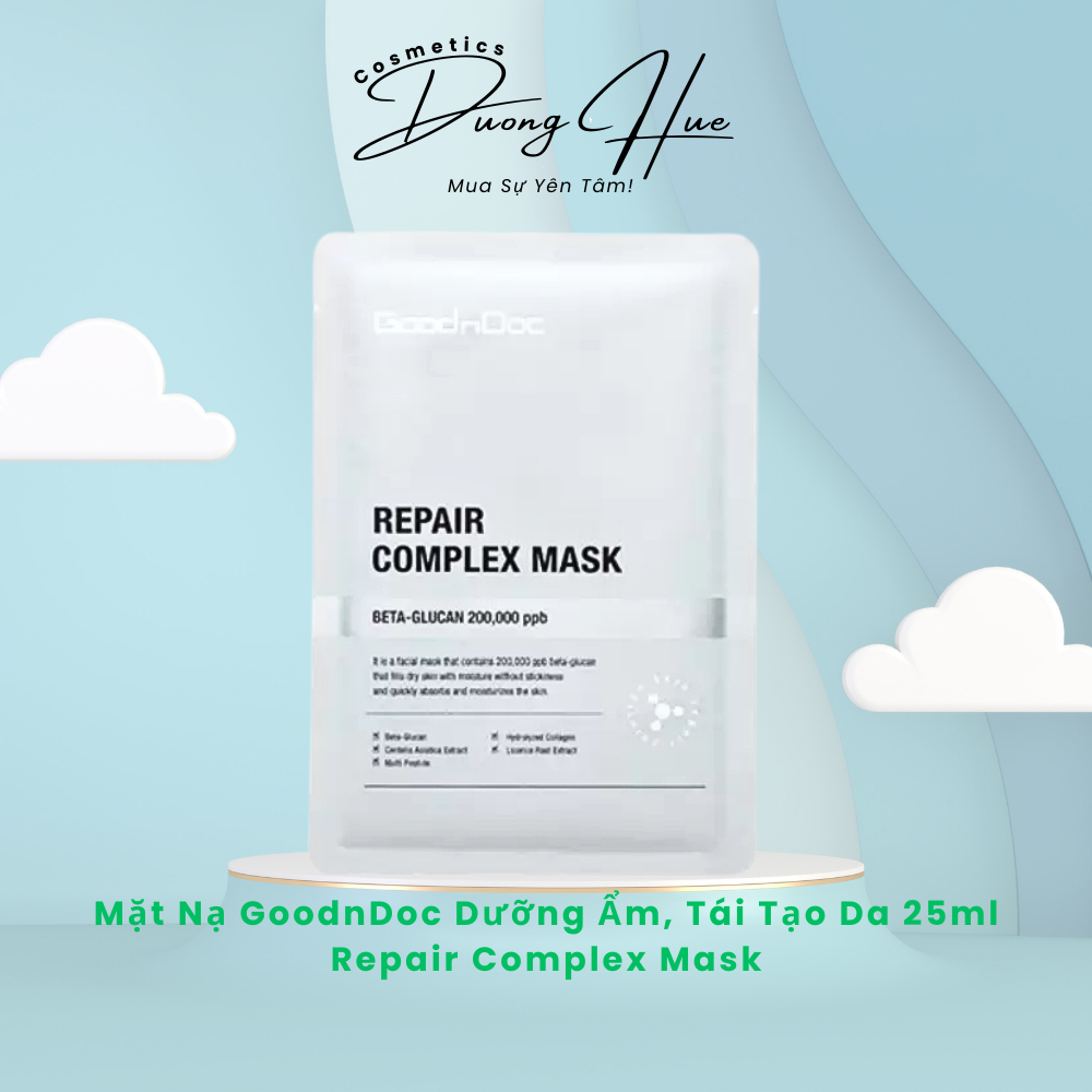 Mặt Nạ GOODNDOC Repair Complex Mask Dưỡng Ẩm, Tái Tạo Da 25ml